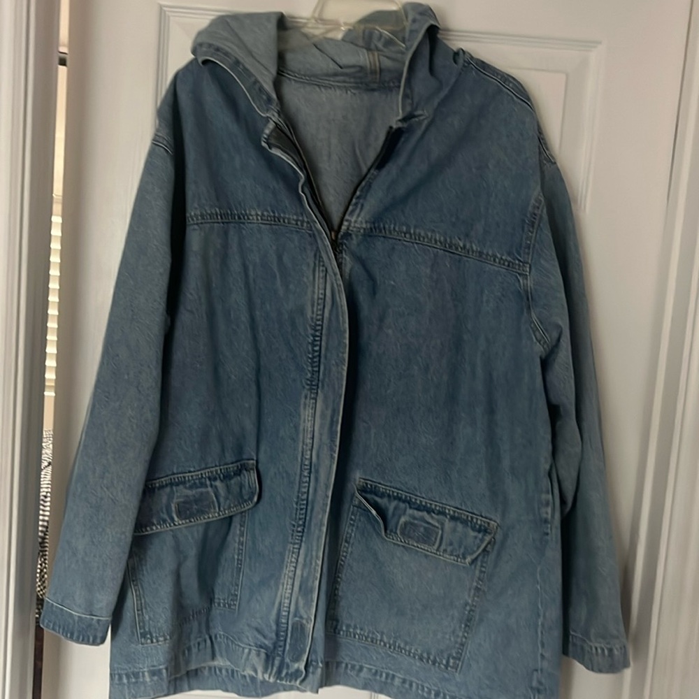 Denim oversized jacket